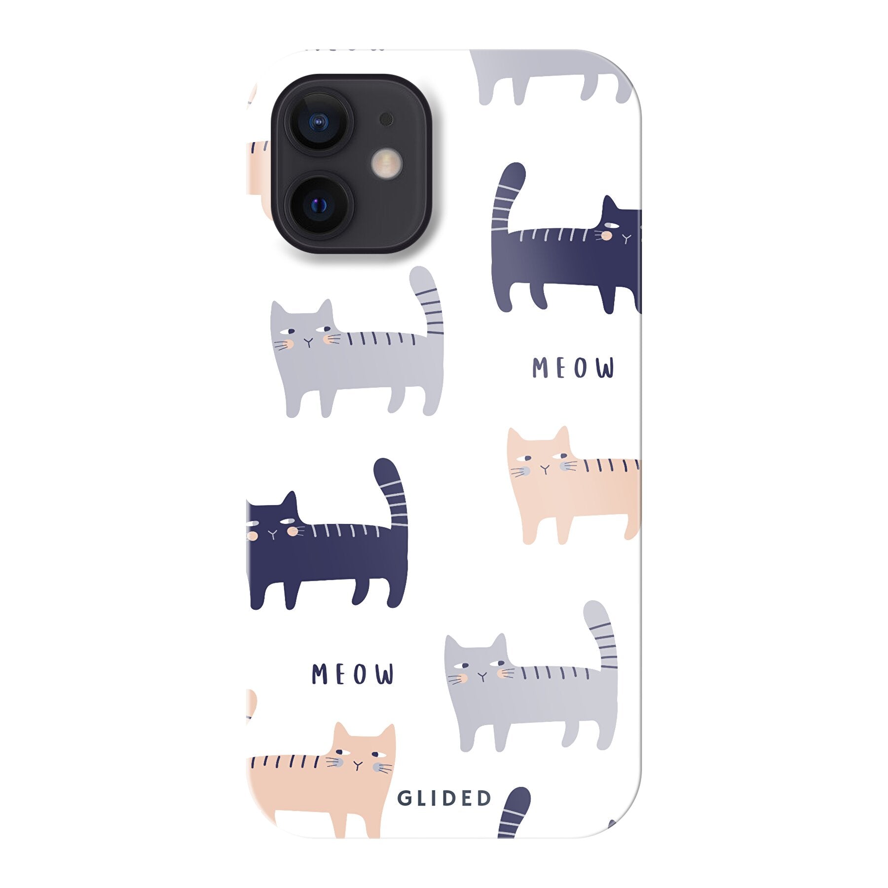 Purrfection - iPhone 12 mini Handyhülle Hard Case