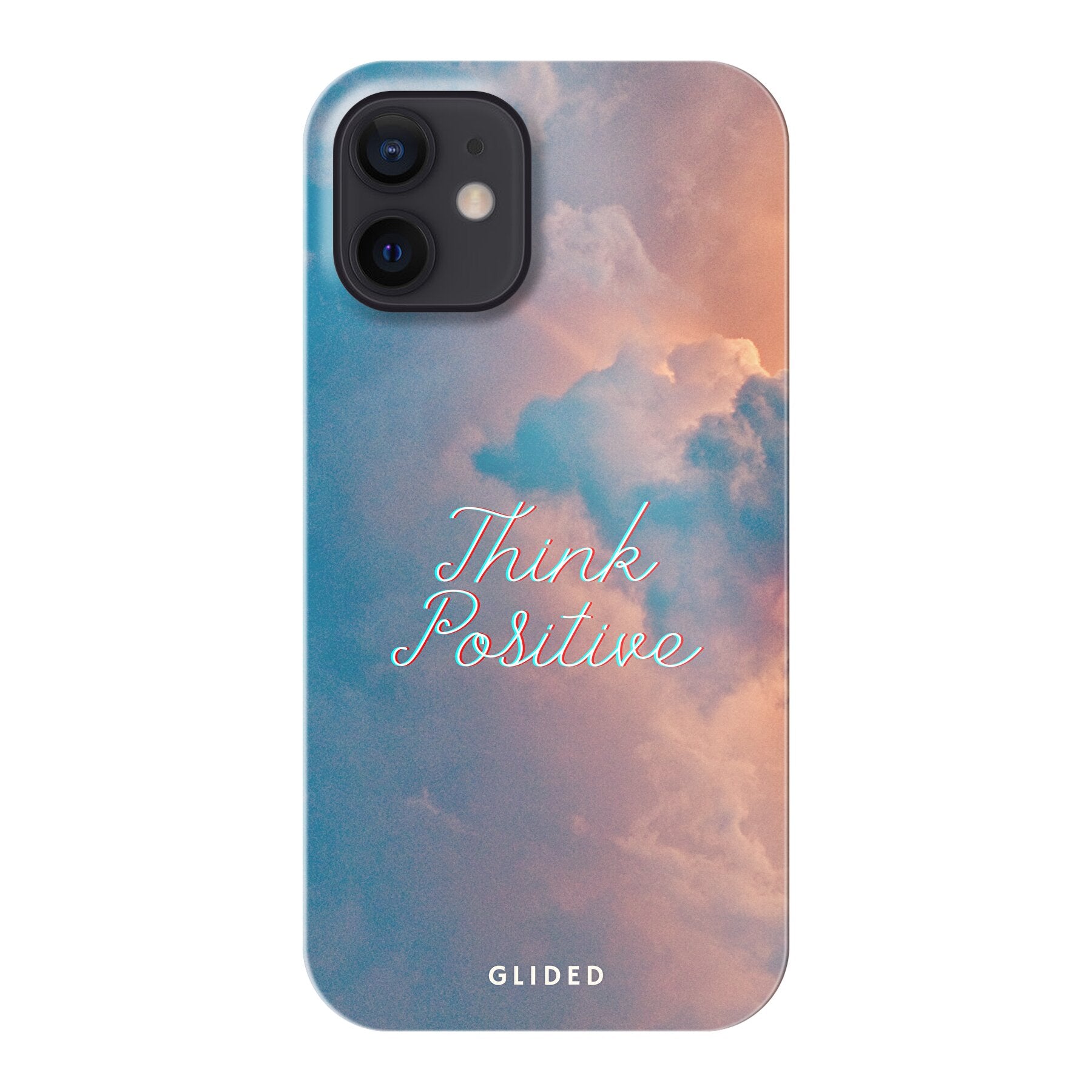 Think positive - iPhone 12 mini Handyhülle Hard Case