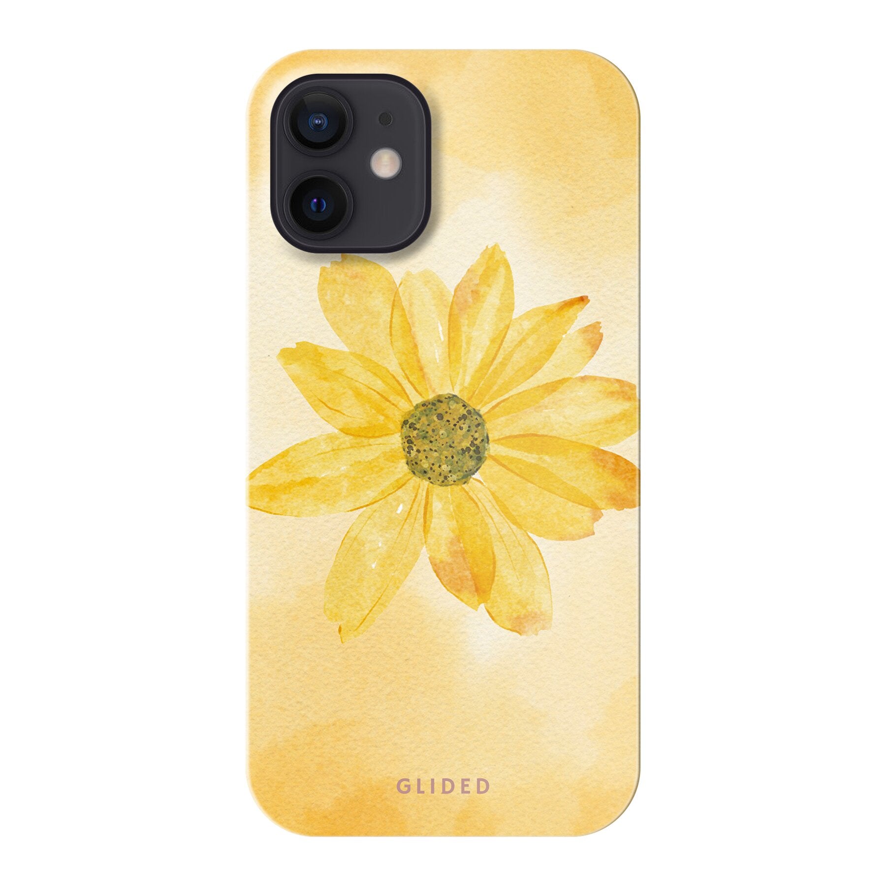 Yellow Flower - iPhone 12 mini Handyhülle Hard Case