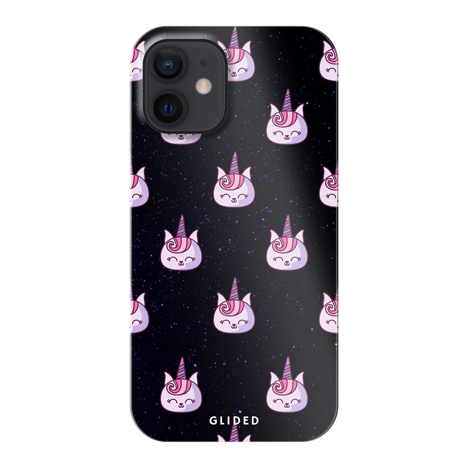 Unicorn Meow - iPhone 12 mini Handyhülle Hard Case