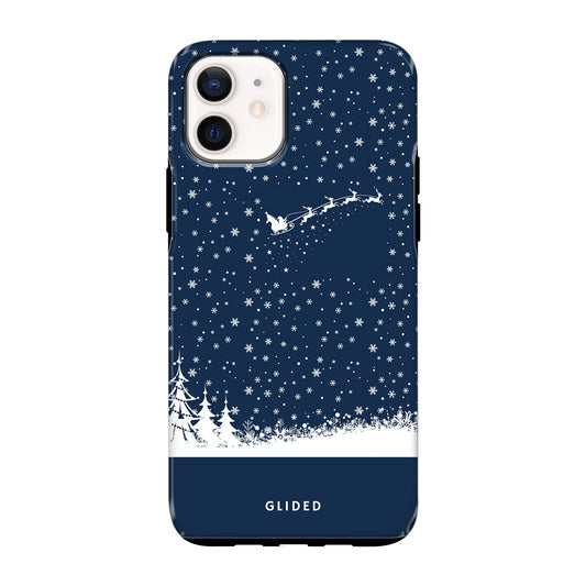 Flying Santa - iPhone 12 mini Handyhülle Tough case