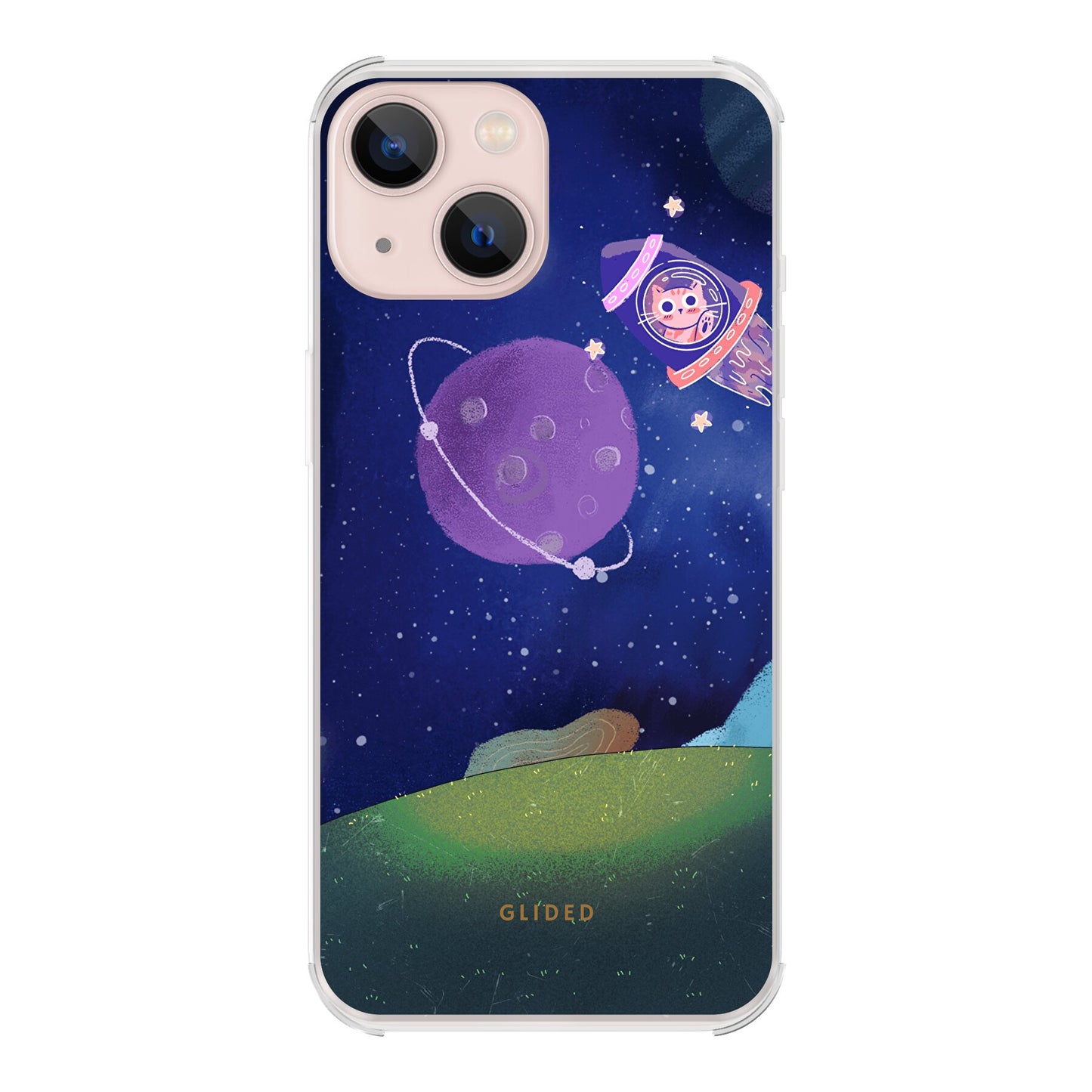 Galaxy Cat - iPhone 13 Handyhülle Bumper case