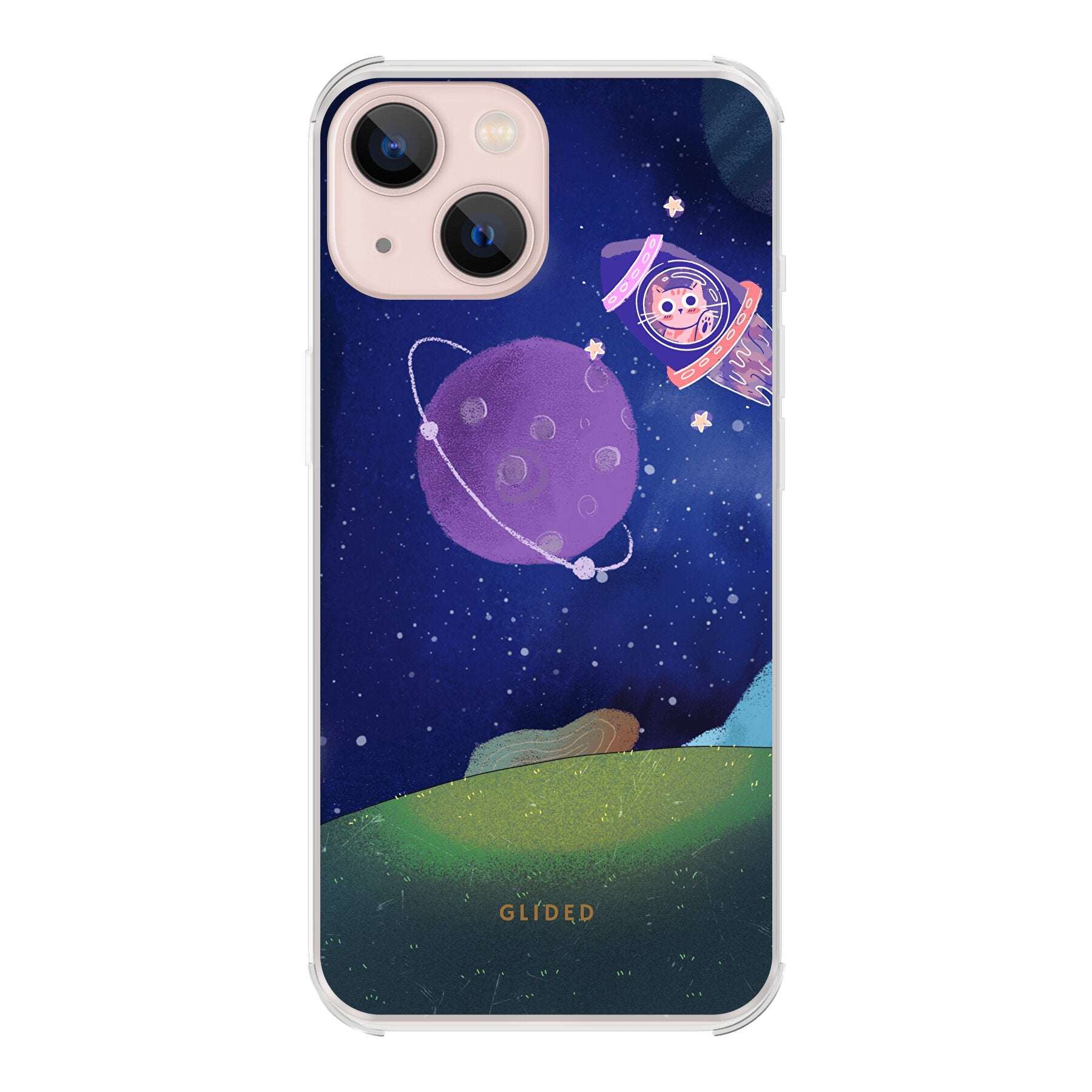 Galaxy Cat - iPhone 13 Handyhülle Bumper case