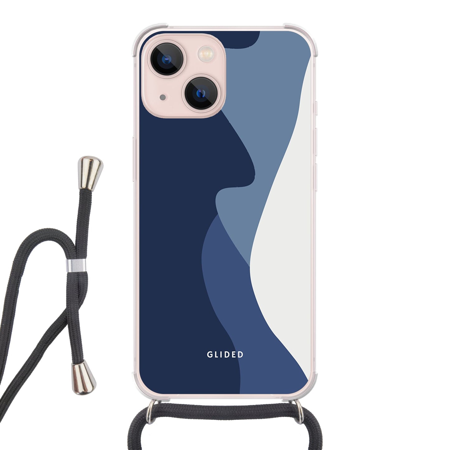 Wave Dream - iPhone 13 Handyhülle Crossbody case mit Band