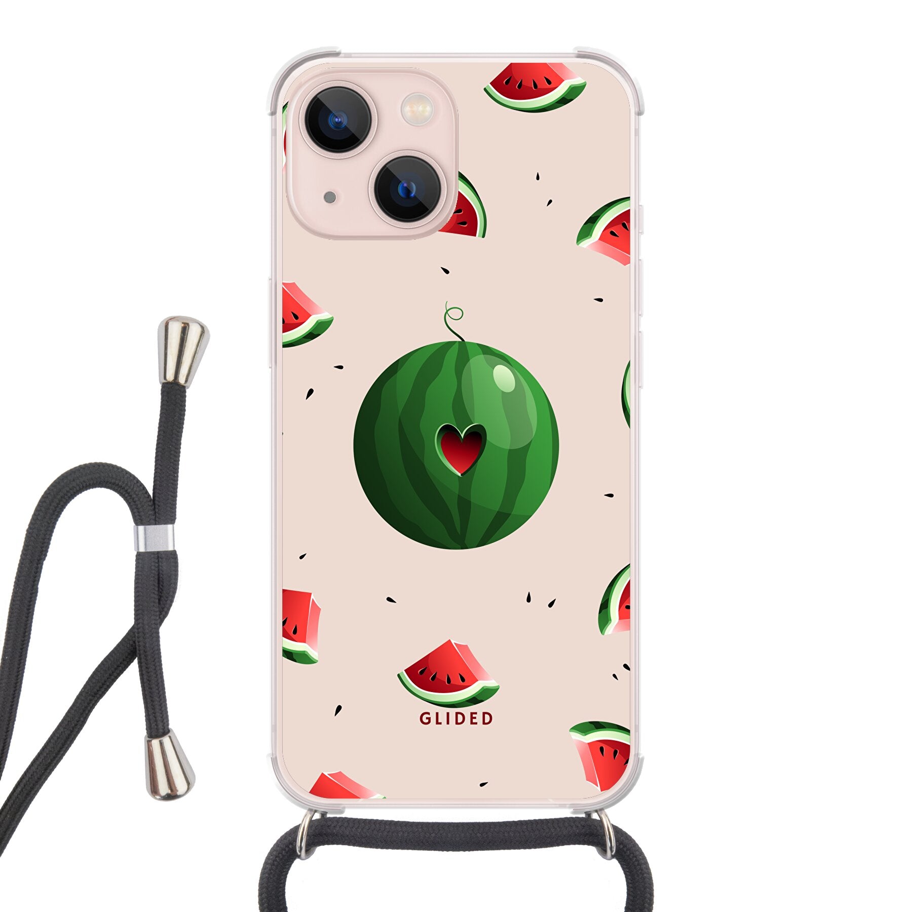 TastyLove - iPhone 13 Handyhülle Crossbody case mit Band