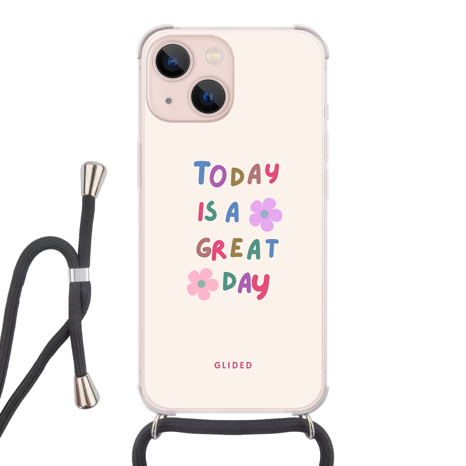 Great Day - iPhone 13 Handyhülle Crossbody case mit Band