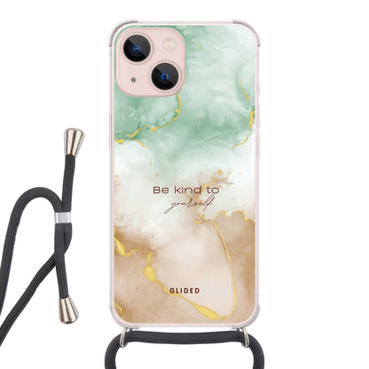 Kind to yourself - iPhone 13 Handyhülle Crossbody case mit Band