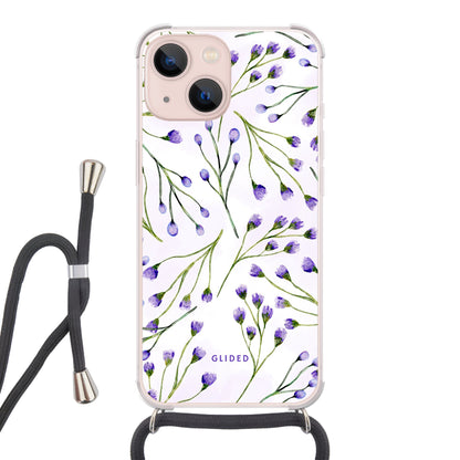 Violet Garden - iPhone 13 Handyhülle Crossbody case mit Band