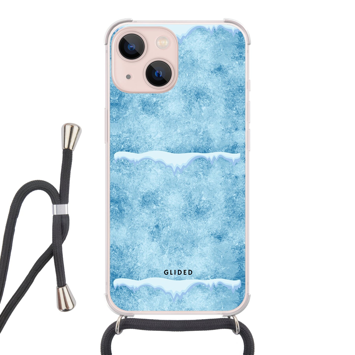 Ice Time - iPhone 13 Handyhülle Crossbody case mit Band