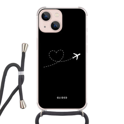 Flying Horizon - iPhone 13 Handyhülle Crossbody case mit Band