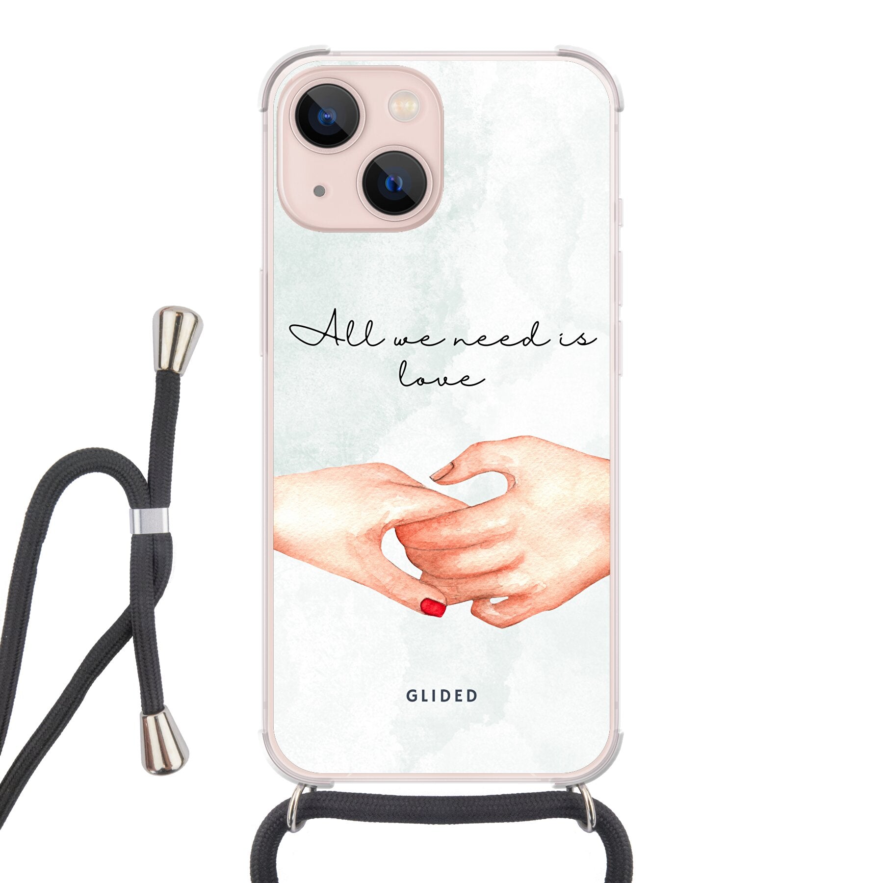 PureLove - iPhone 13 Handyhülle Crossbody case mit Band