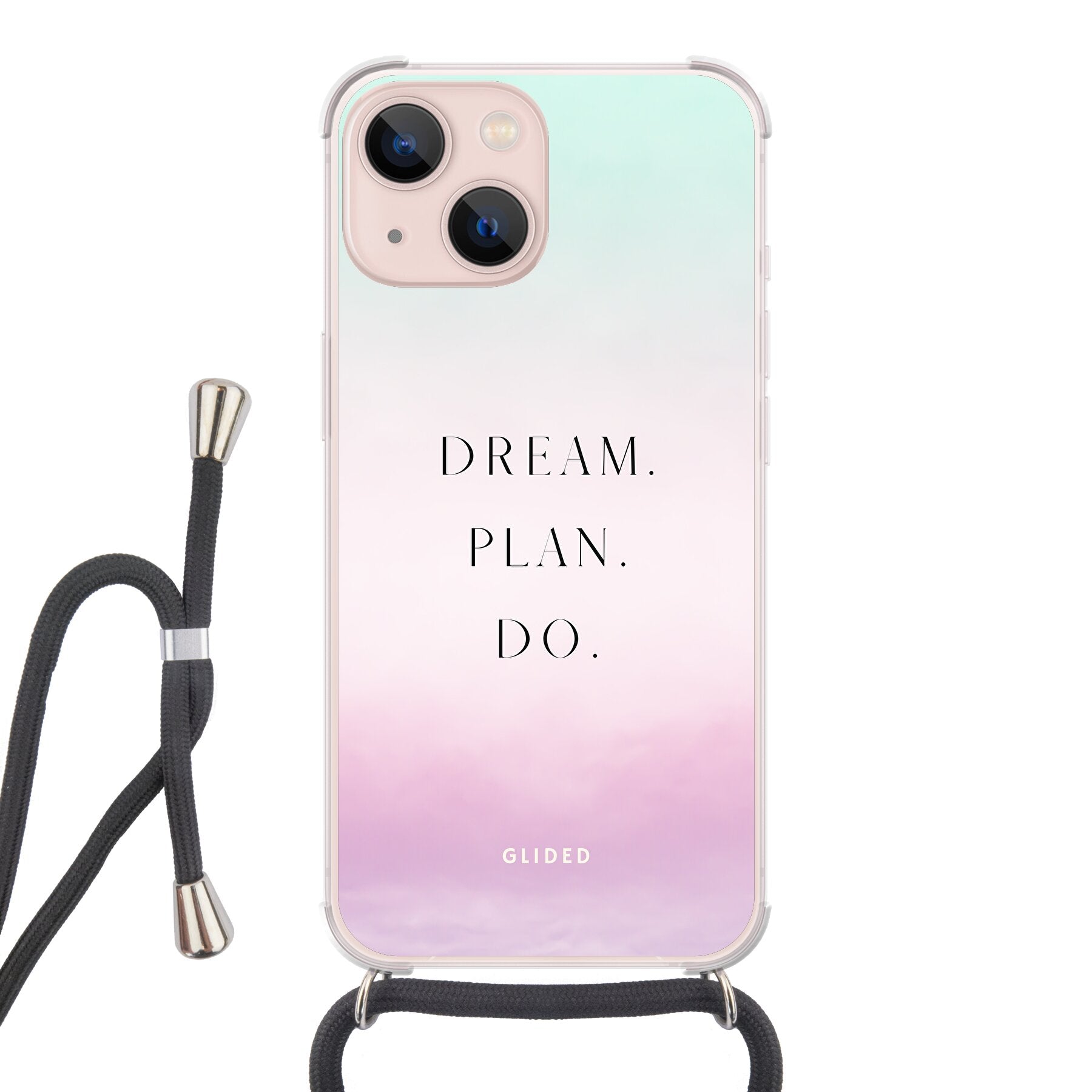 Dream - iPhone 13 Handyhülle Crossbody case mit Band