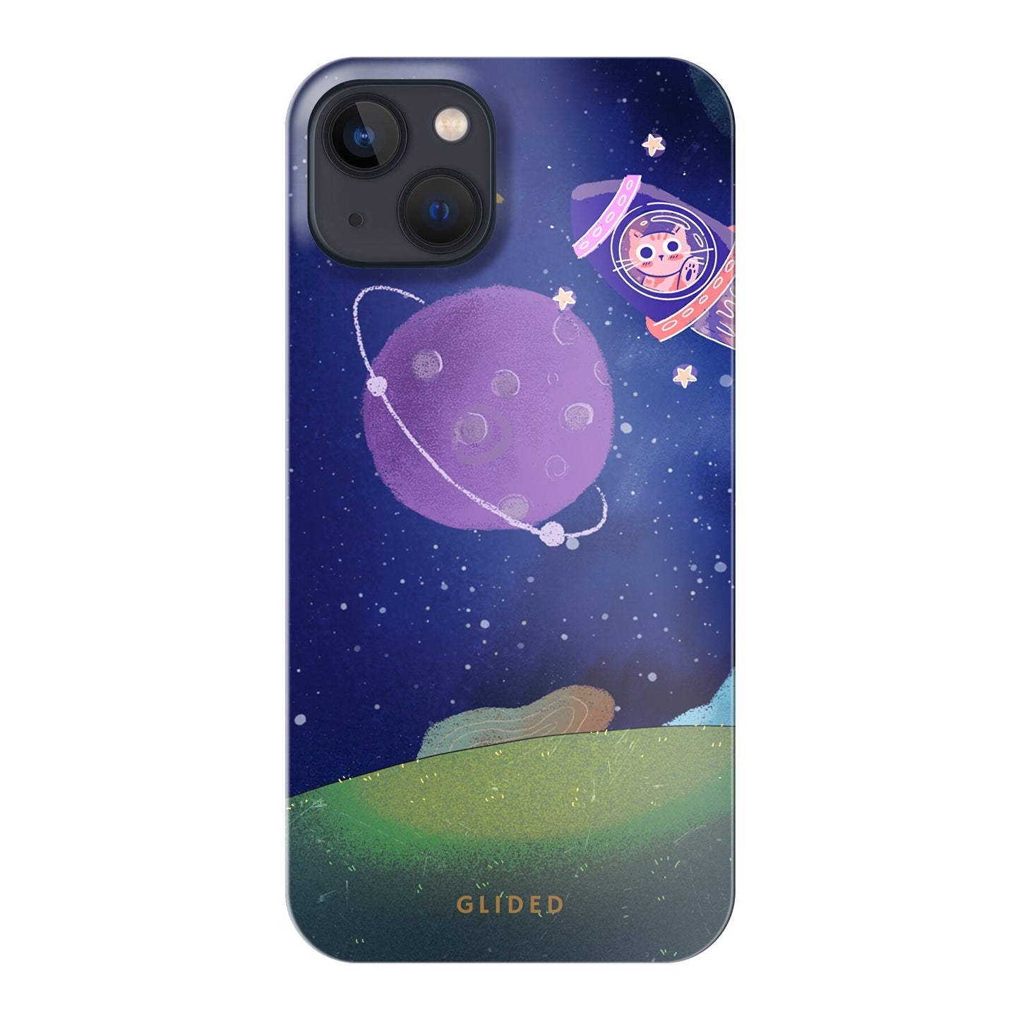 Galaxy Cat - iPhone 13 Handyhülle Hard Case