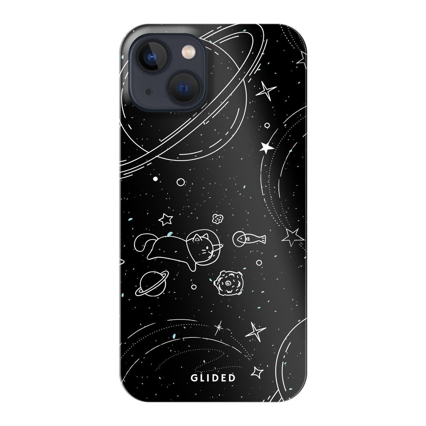 Cosmic Cat - iPhone 13 Handyhülle Hard Case