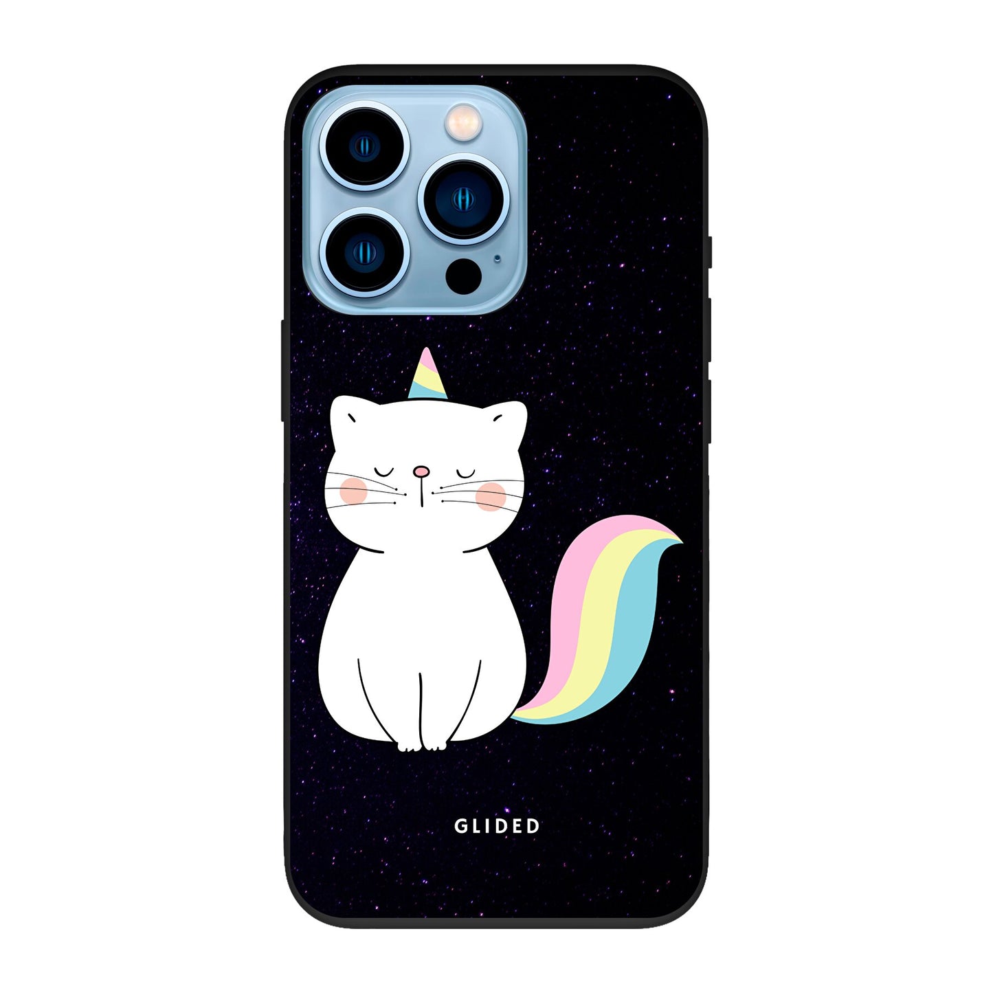 Unicorn Cat - iPhone 13 Pro Handyhülle Biologisch Abbaubar