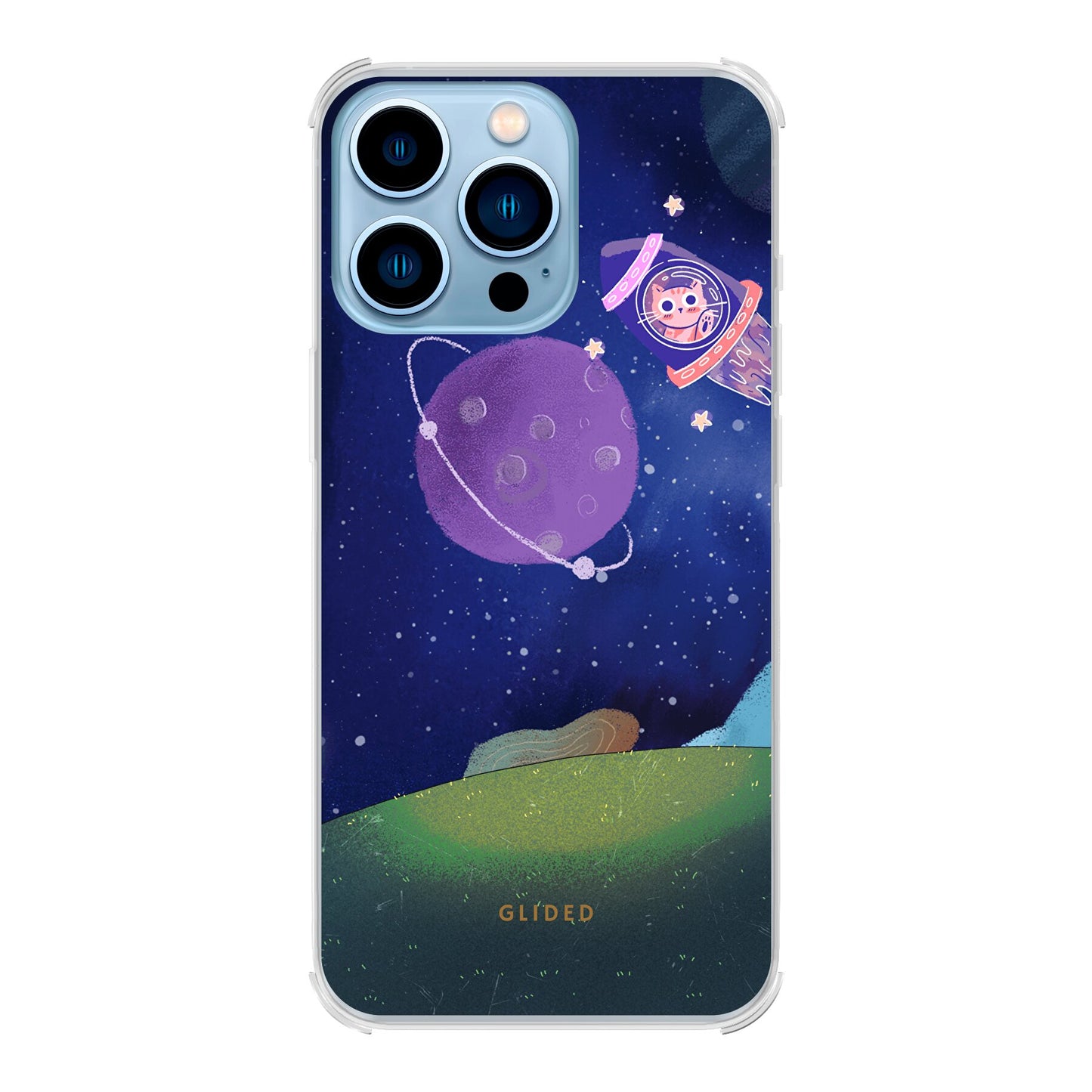 Galaxy Cat - iPhone 13 Pro Handyhülle Bumper case