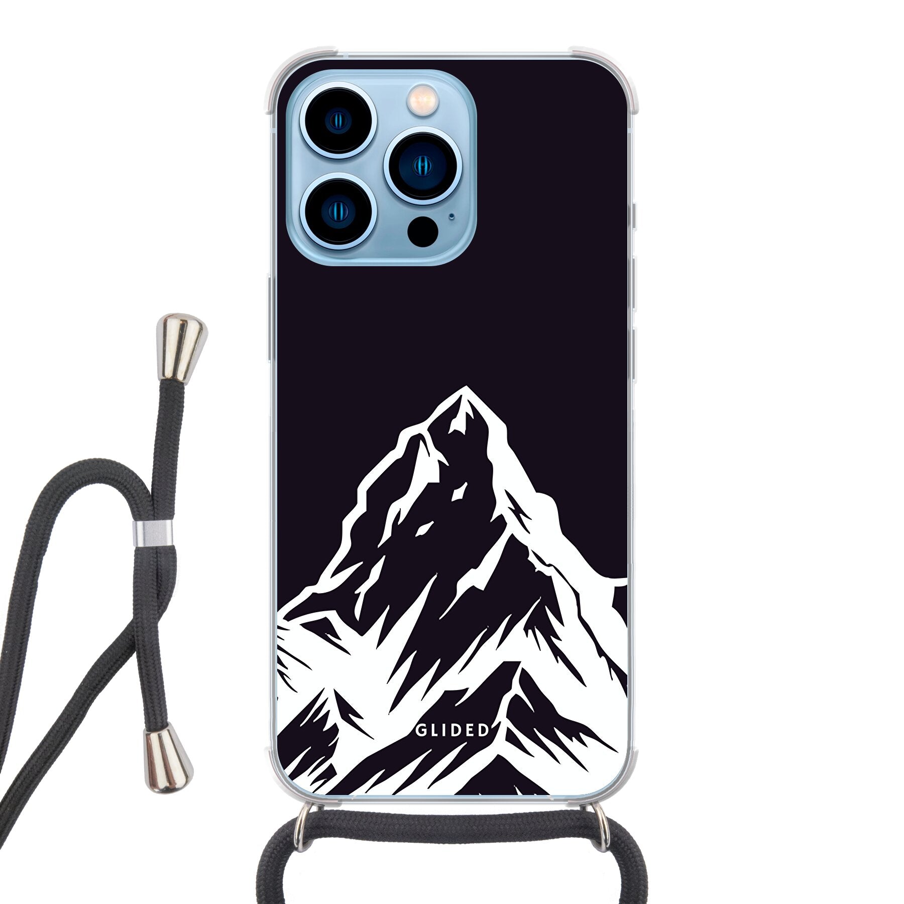 Alpine Adventure - iPhone 13 Pro - Crossbody case mit Band