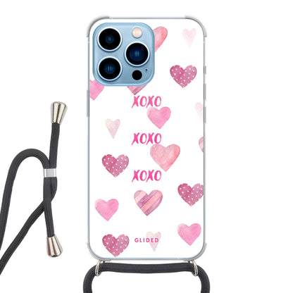 Xoxo - iPhone 13 Pro - Crossbody case mit Band