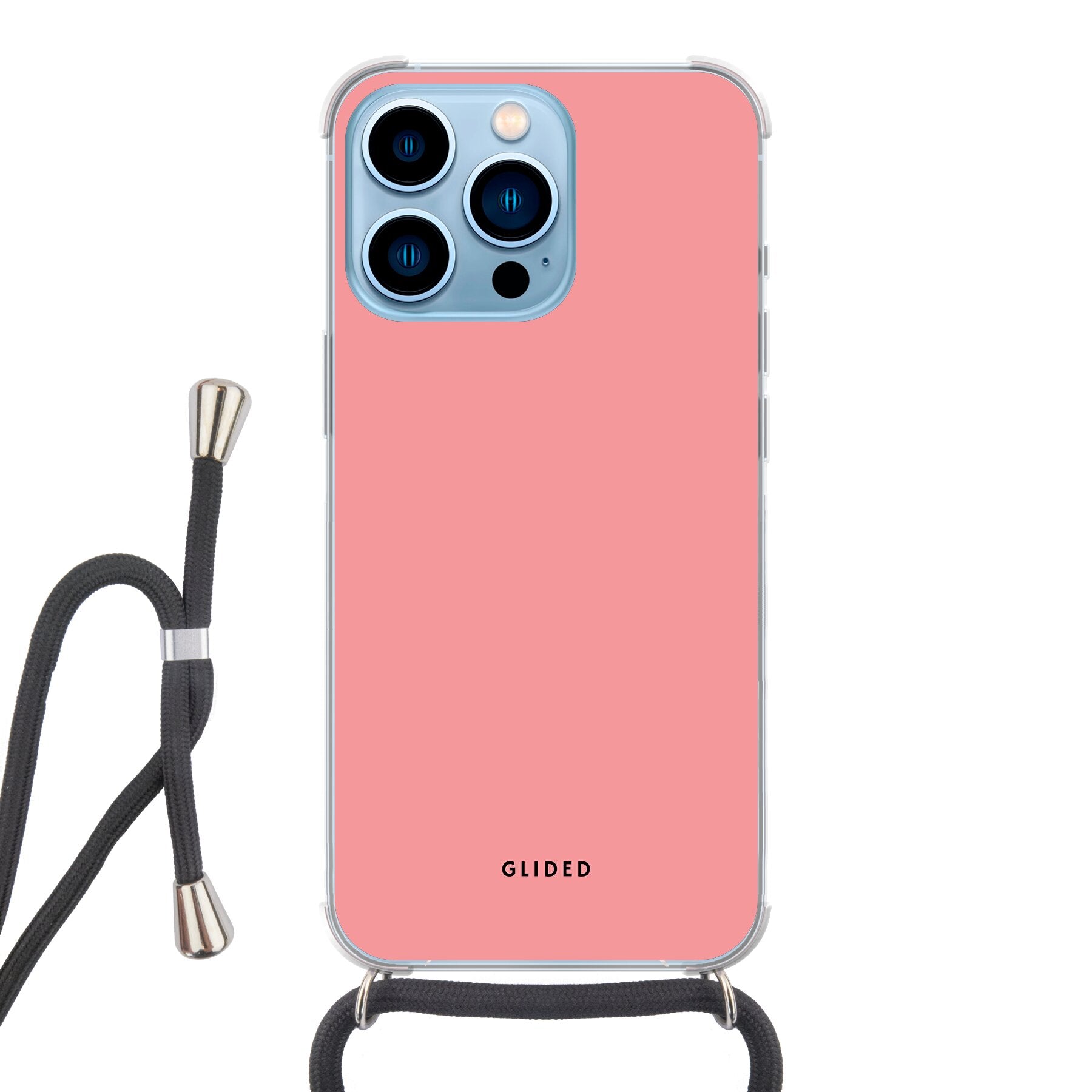 Blush Bloom - iPhone 13 Pro Handyhülle Crossbody case mit Band