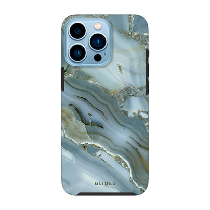 Green Marble - iPhone 13 Pro Handyhülle MagSafe Tough case