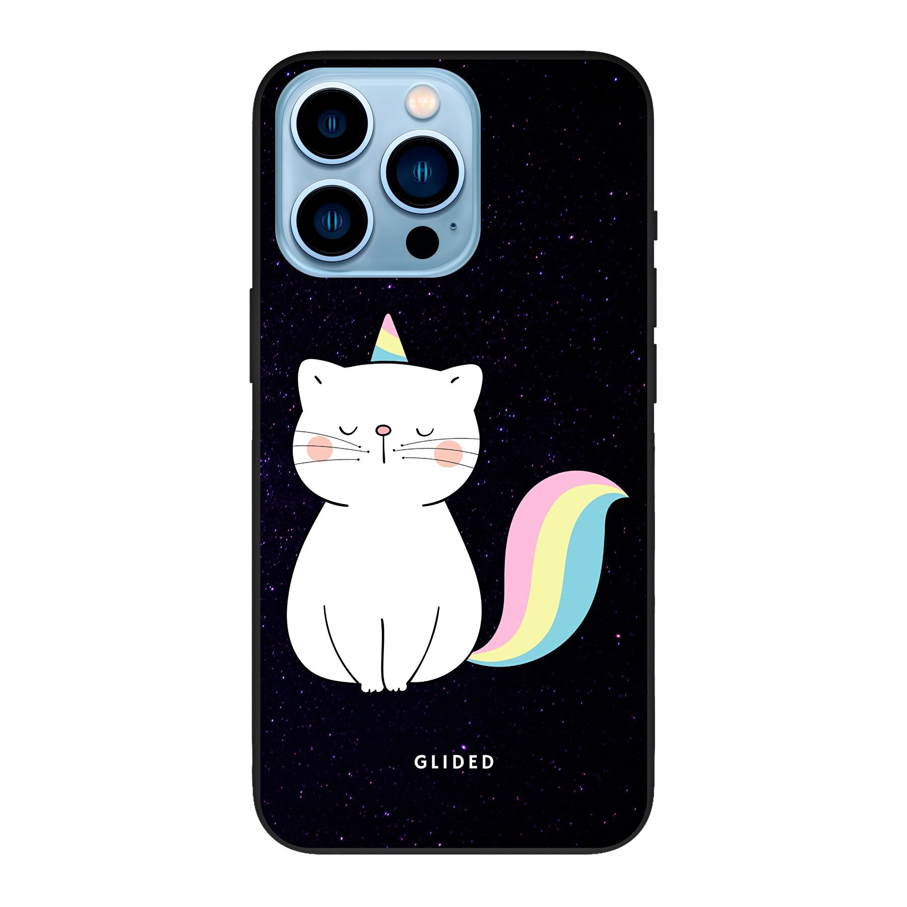 Unicorn Cat - iPhone 13 Pro Max Handyhülle Biologisch Abbaubar