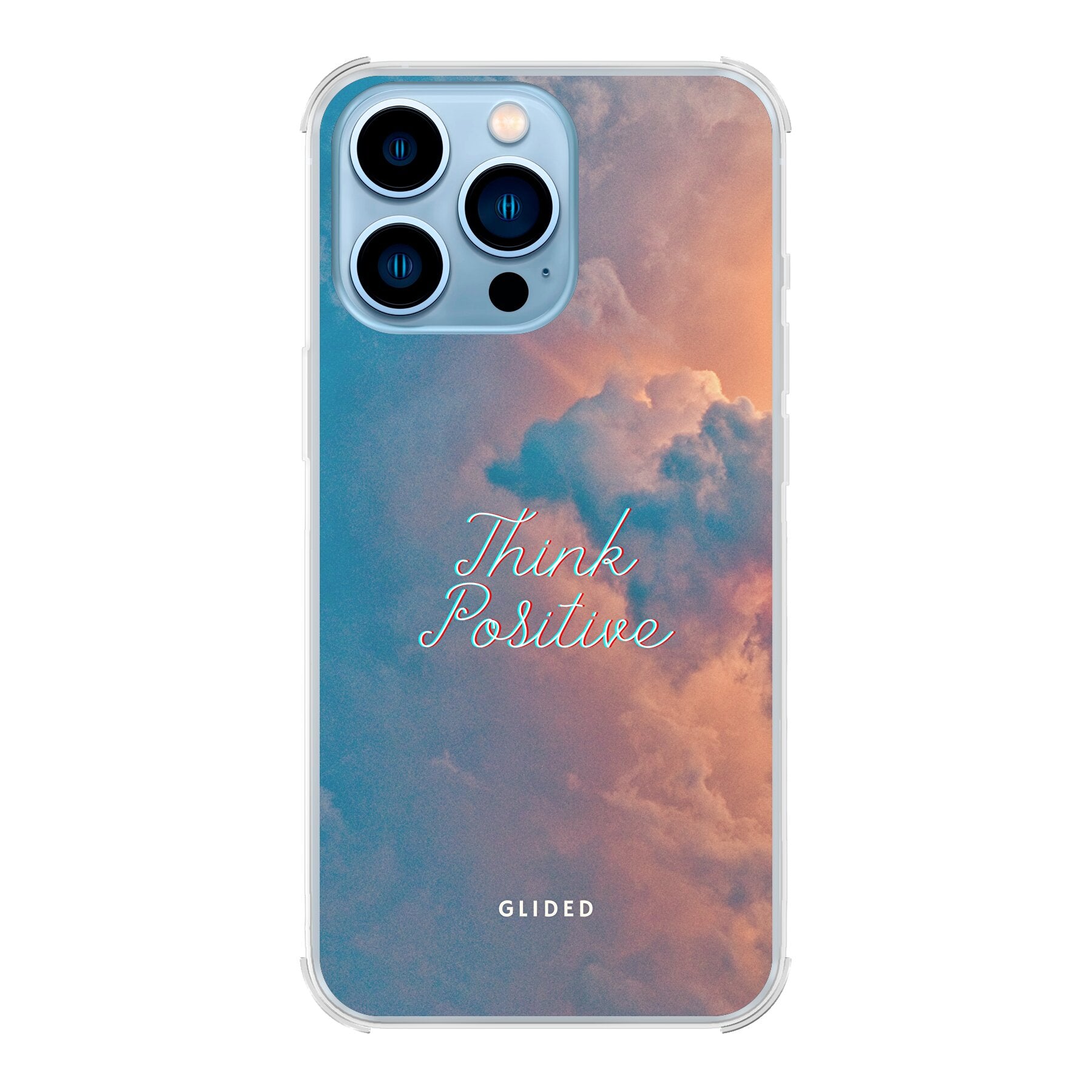 Think positive - iPhone 13 Pro Max Handyhülle Bumper case