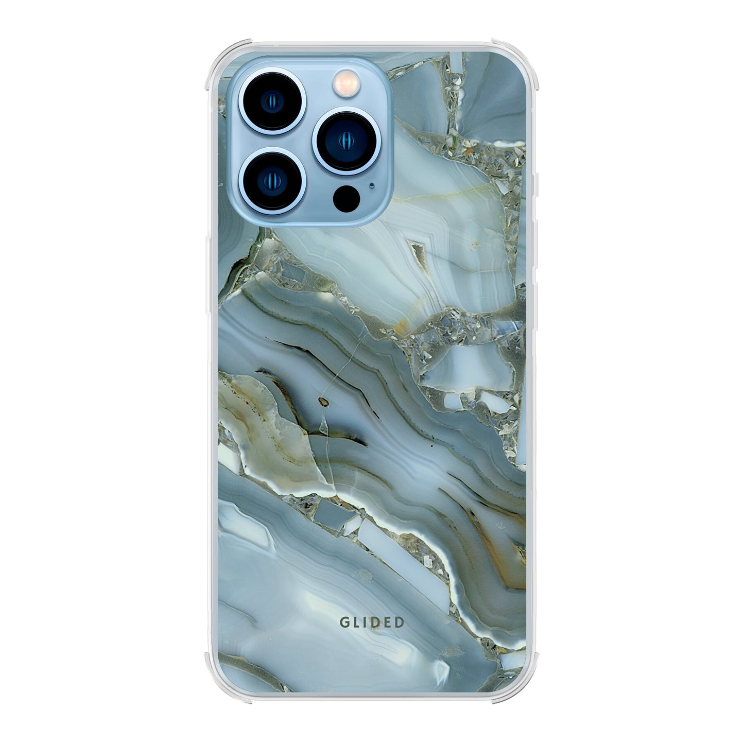 Green Marble - iPhone 13 Pro Max Handyhülle Bumper case