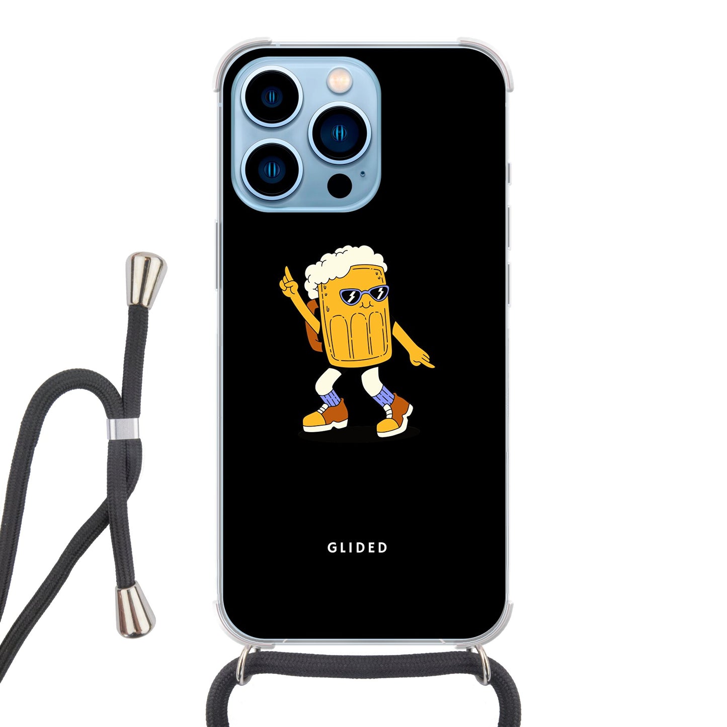 Brew Dance - iPhone 13 Pro Max - Crossbody case mit Band