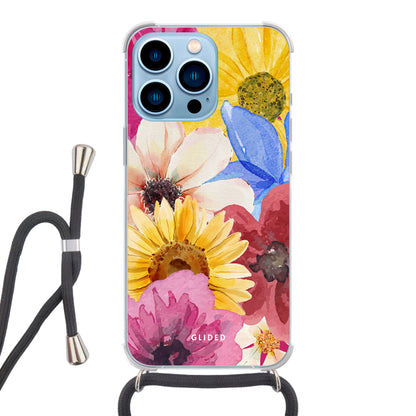 Bouquet - iPhone 13 Pro Max - Crossbody case mit Band