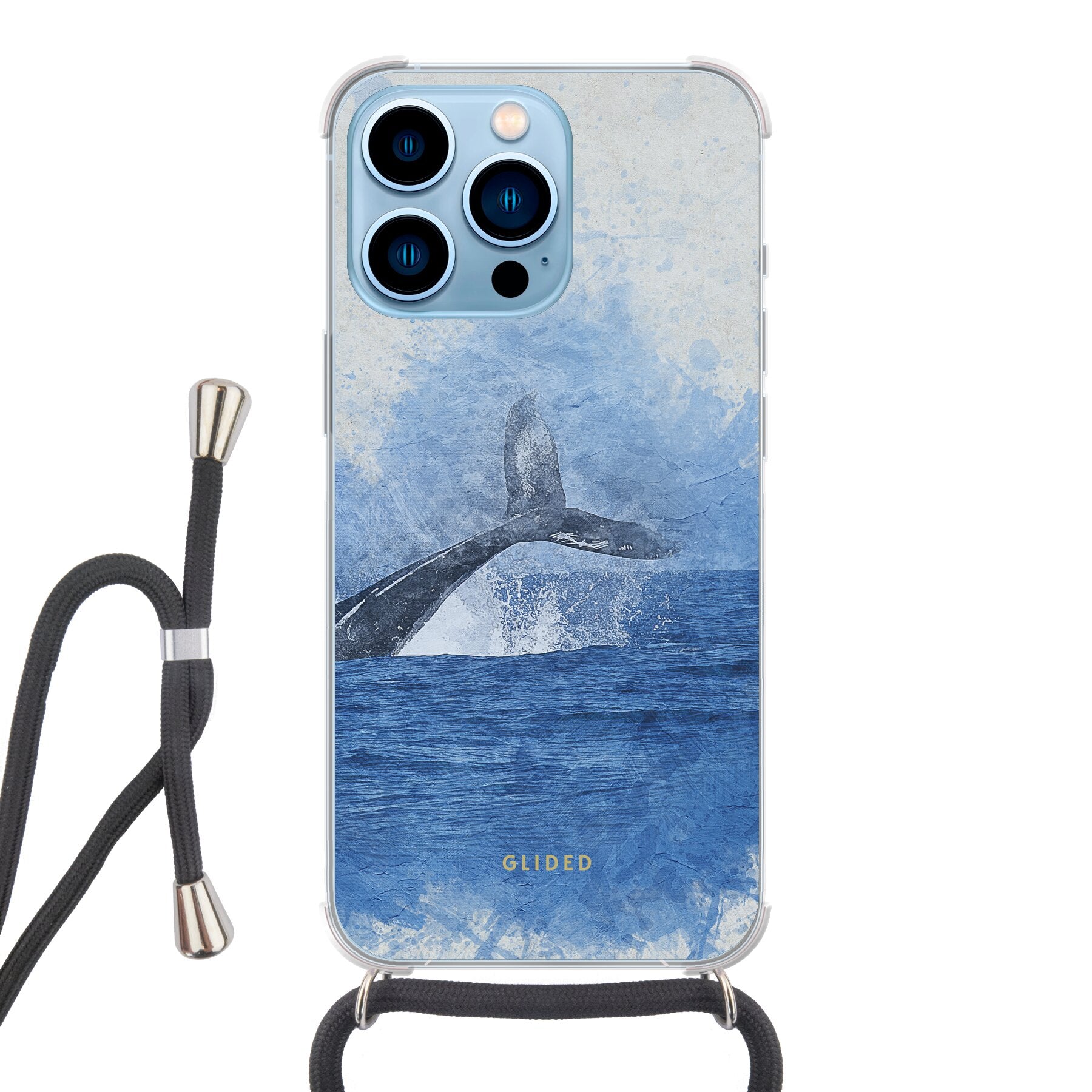 Oceanic - iPhone 13 Pro Max Handyhülle Crossbody case mit Band