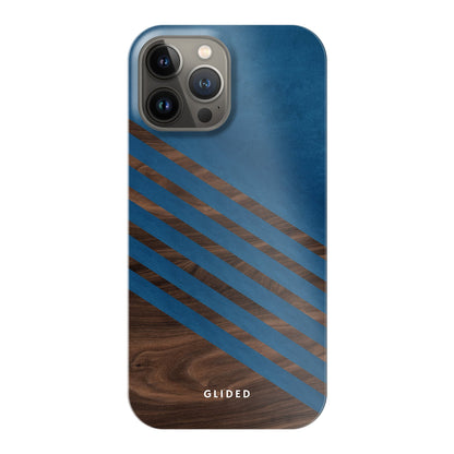 Blue Wood - iPhone 13 Pro Max Handyhülle Hard Case