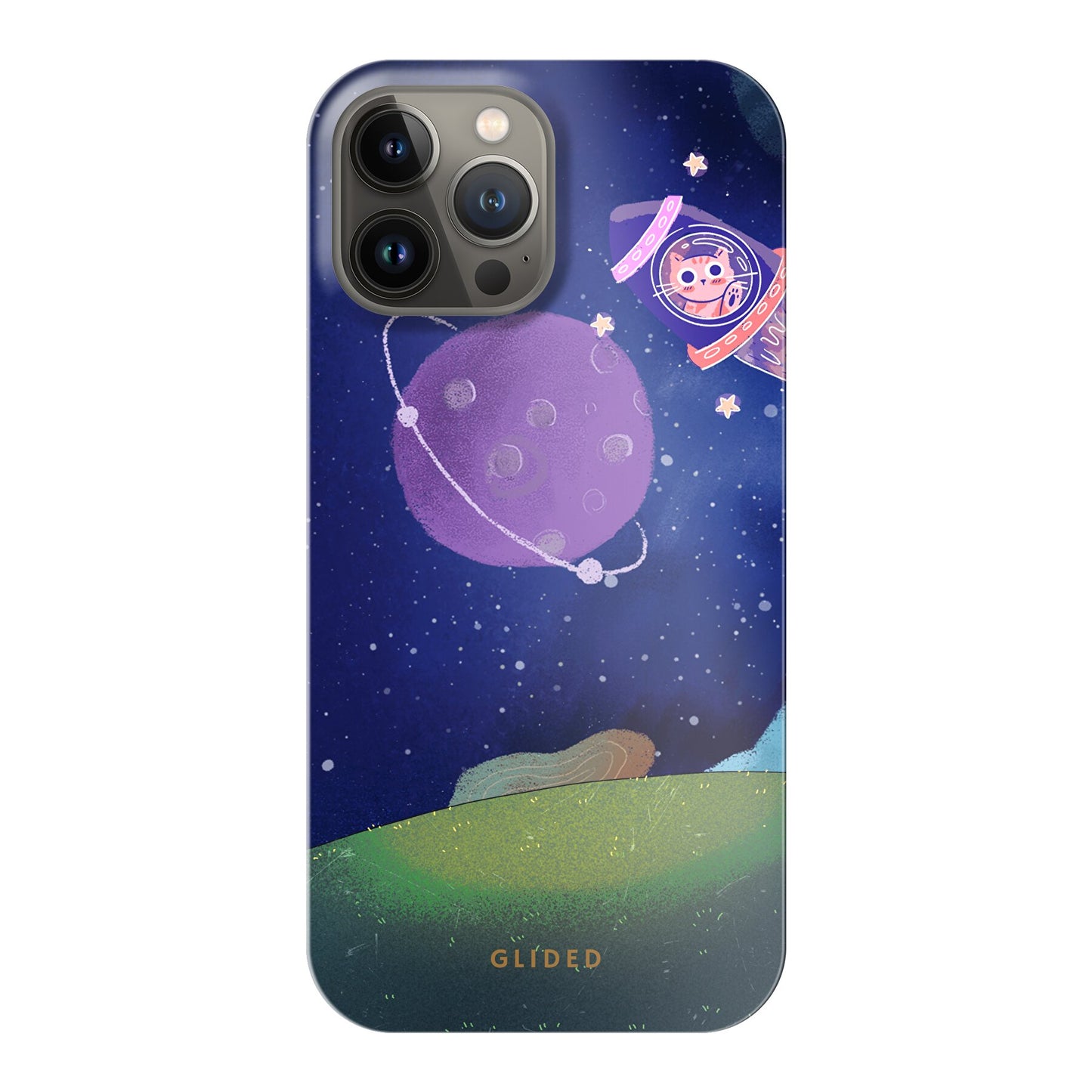 Galaxy Cat - iPhone 13 Pro Max Handyhülle Hard Case