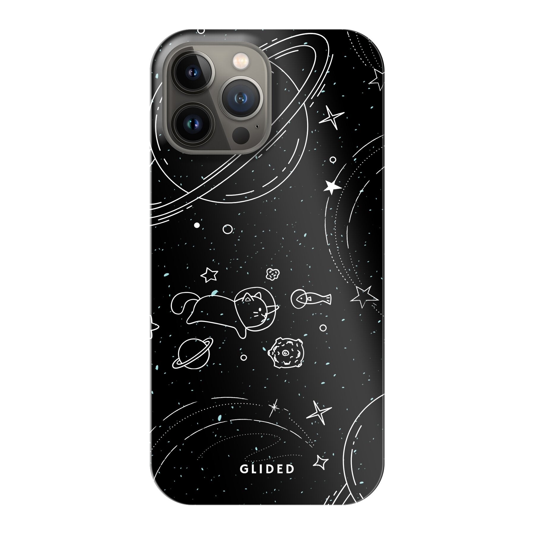 Cosmic Cat - iPhone 13 Pro Max Handyhülle Hard Case