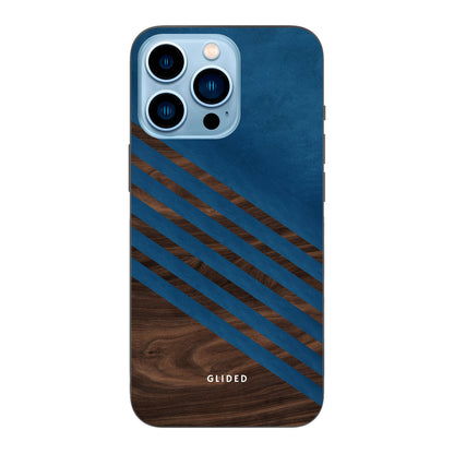 Blue Wood - iPhone 13 Pro Max Handyhülle Soft case