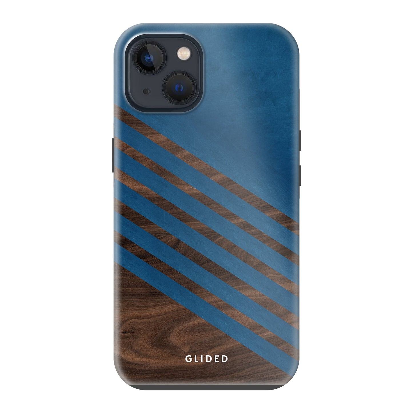 Blue Wood - iPhone 13 Handyhülle Tough case