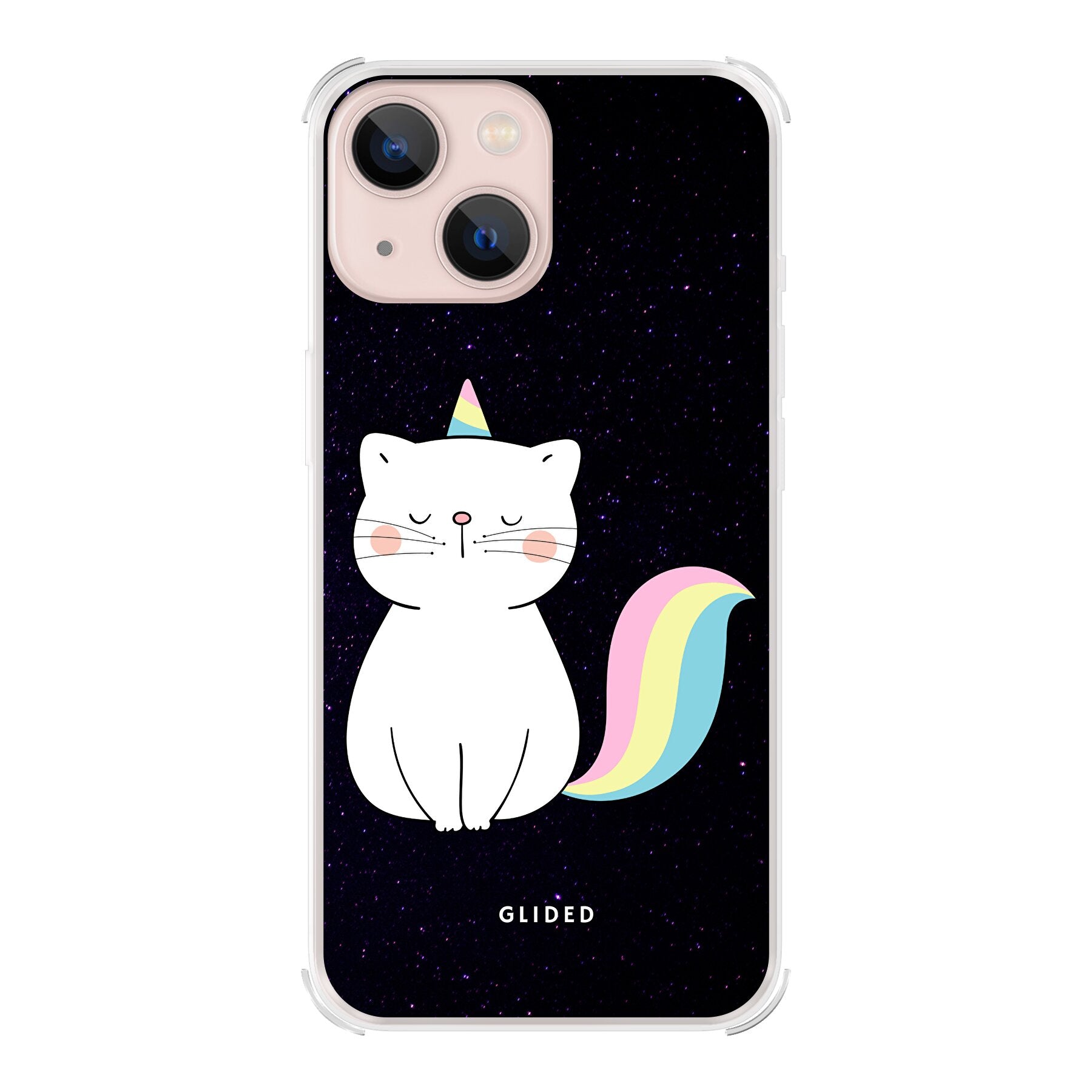 Unicorn Cat - iPhone 13 mini Handyhülle Bumper case