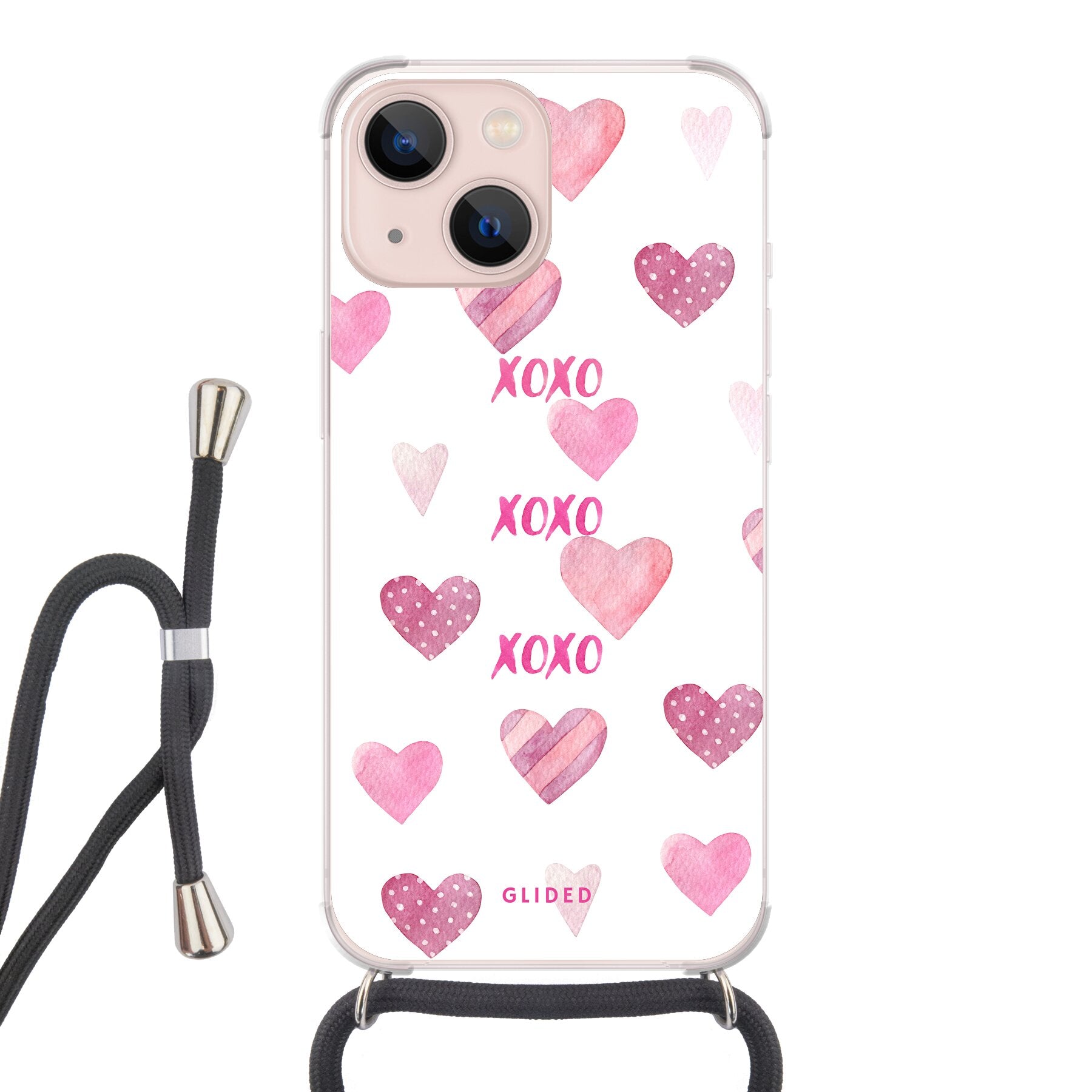 Xoxo - iPhone 13 mini - Crossbody case mit Band