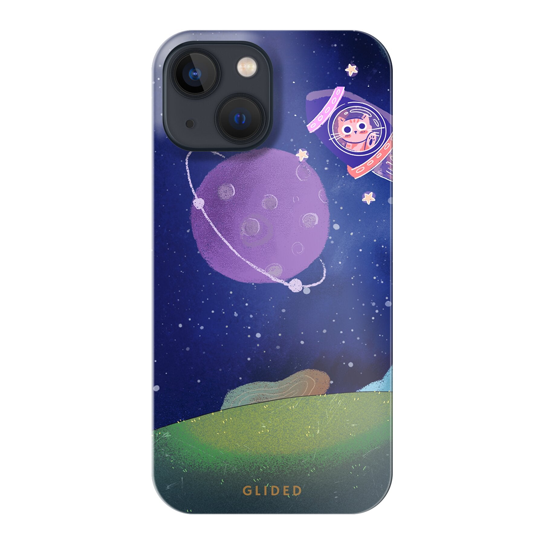 Galaxy Cat - iPhone 13 mini Handyhülle Hard Case