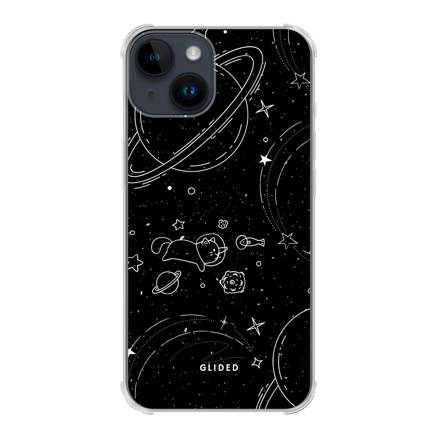 Cosmic Cat - iPhone 14 Handyhülle Bumper case