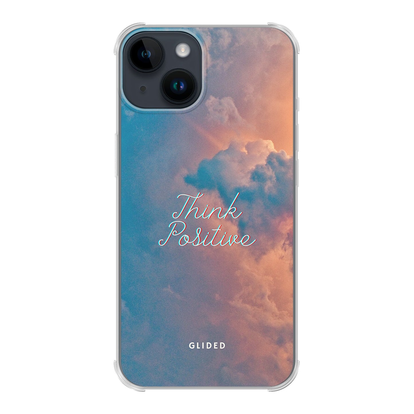 Think positive - iPhone 14 Handyhülle Bumper case