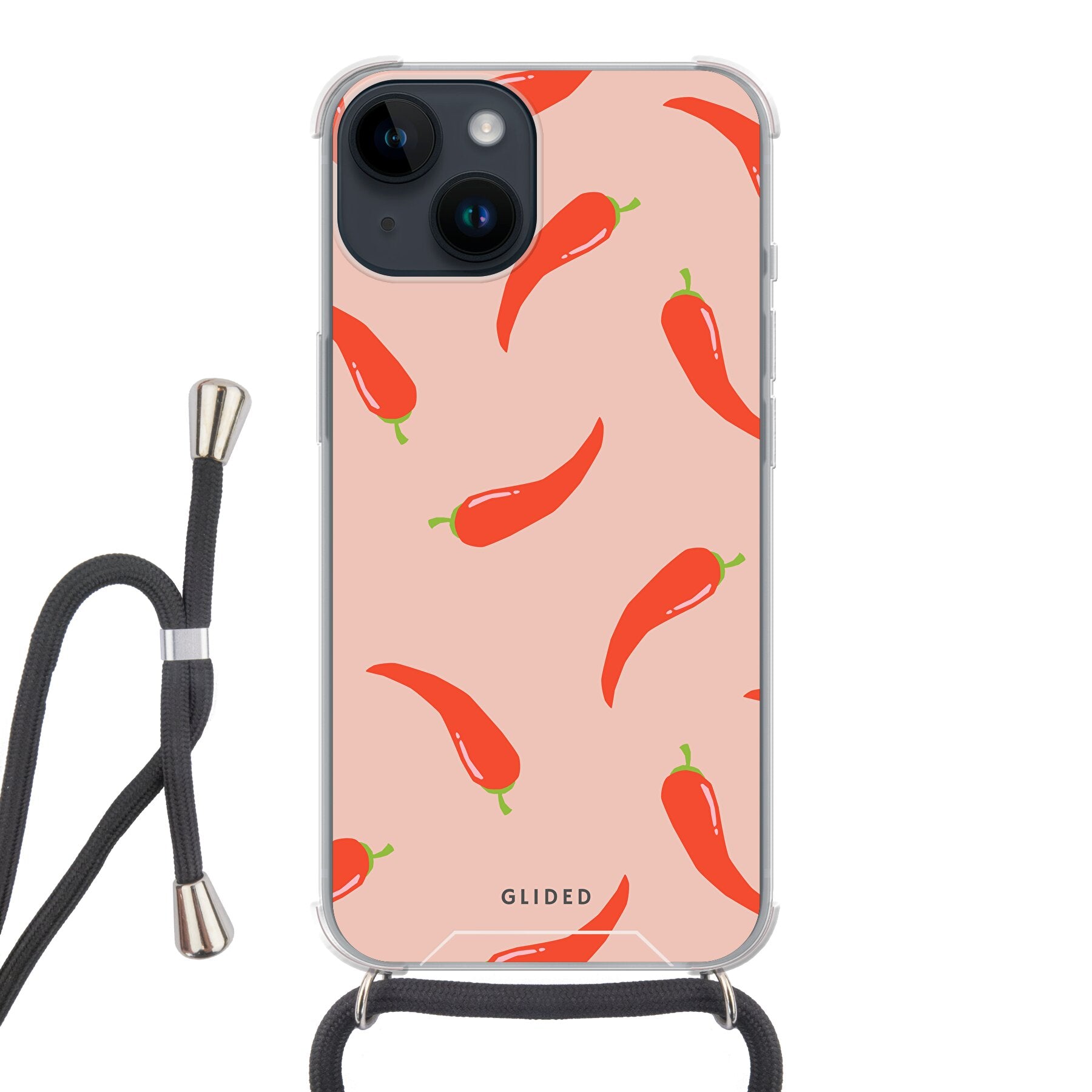 Spicy Chili - iPhone 14 - Crossbody case mit Band