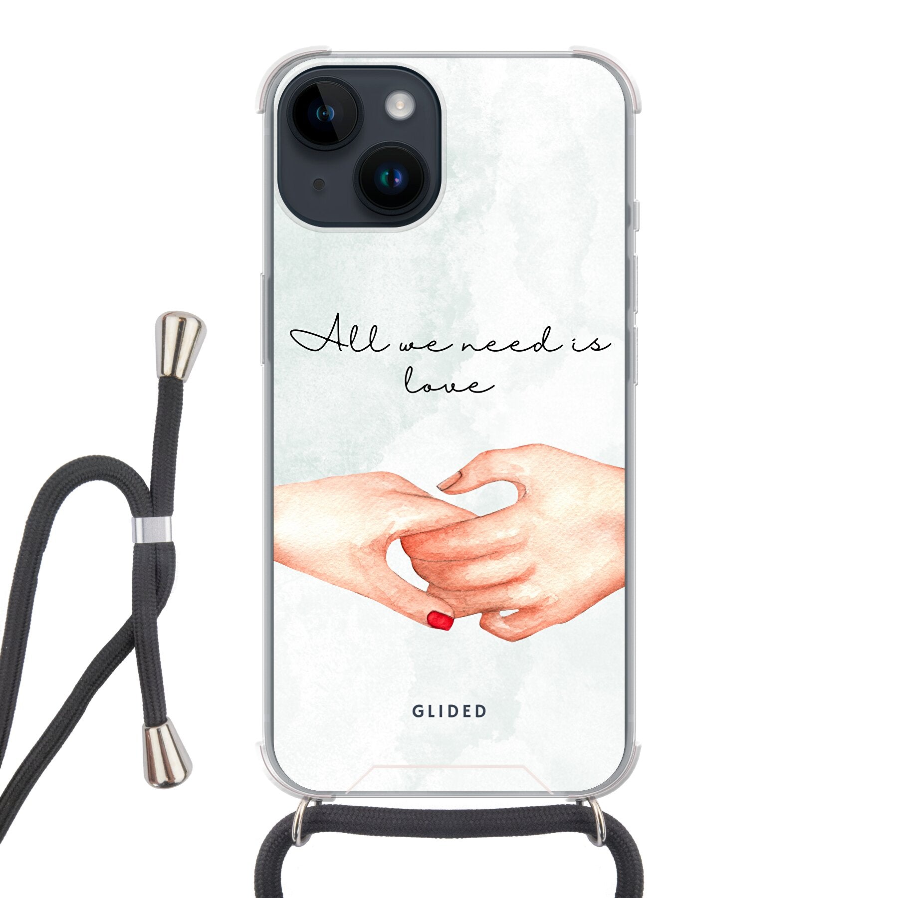 PureLove - iPhone 14 Handyhülle Crossbody case mit Band