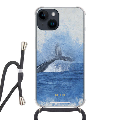 Oceanic - iPhone 14 Handyhülle Crossbody case mit Band