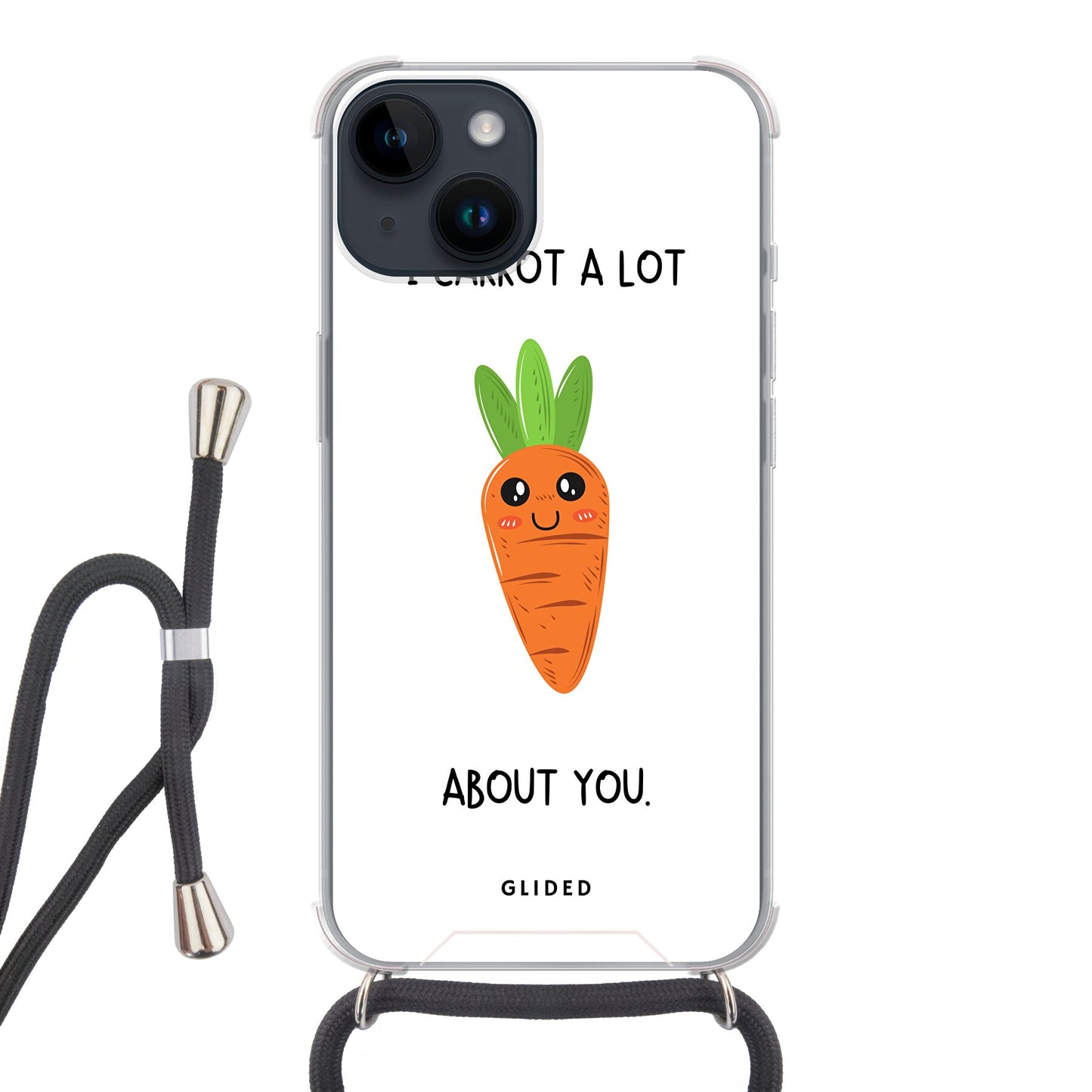 Lots Carrots - iPhone 14 - Crossbody case mit Band