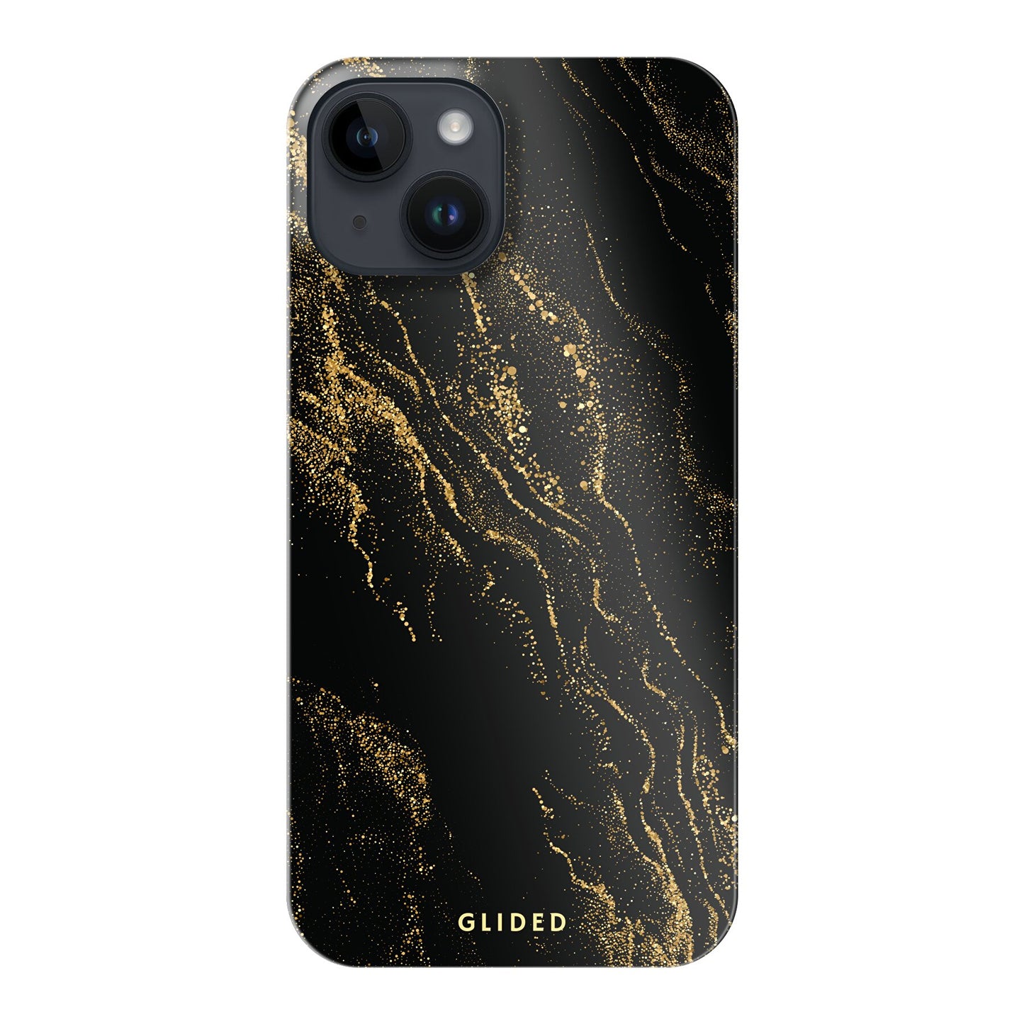 Black Marble - iPhone 14 Handyhülle Hard Case