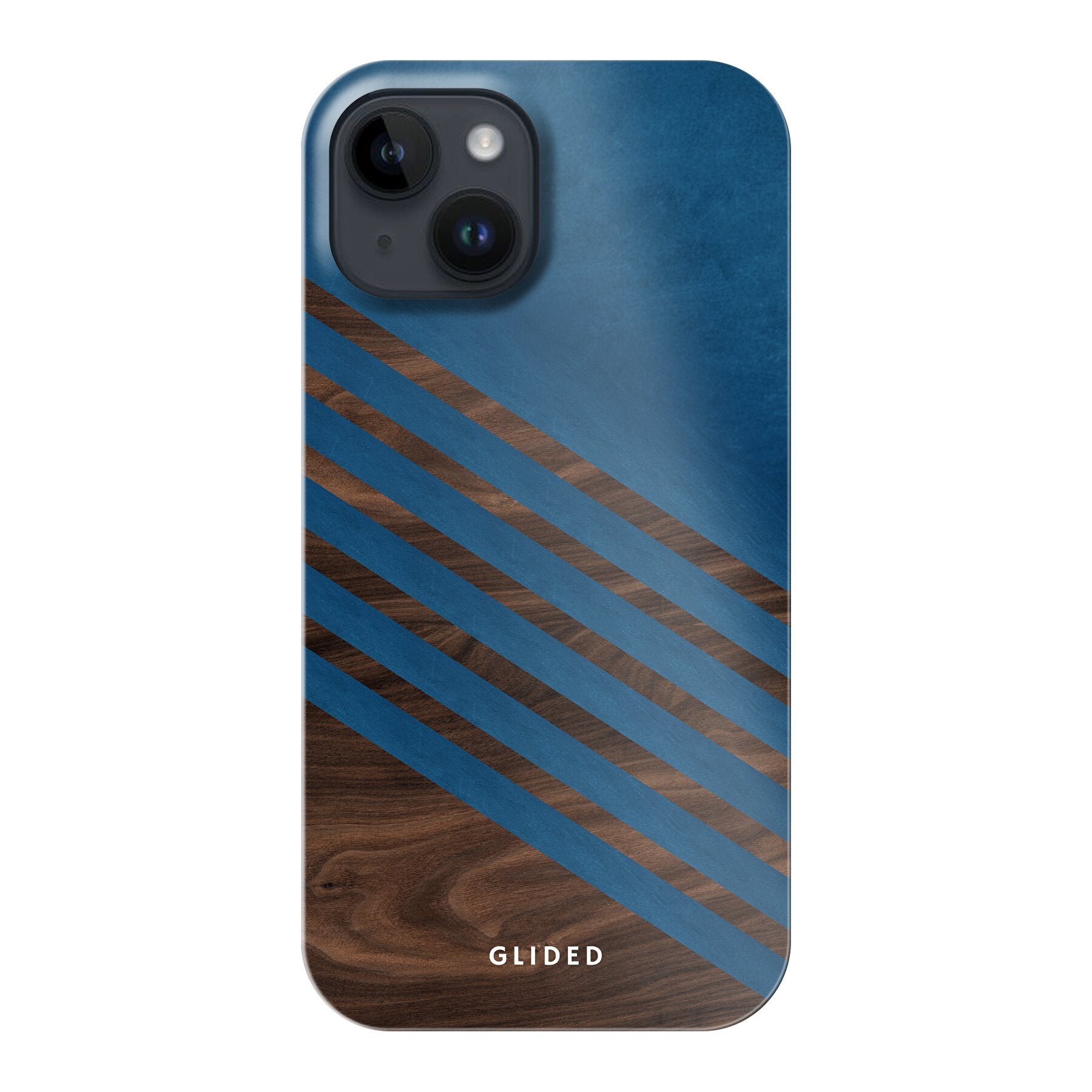 Blue Wood - iPhone 14 Handyhülle MagSafe Tough case