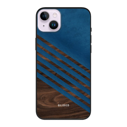 Blue Wood - iPhone 14 Plus Handyhülle Biologisch Abbaubar