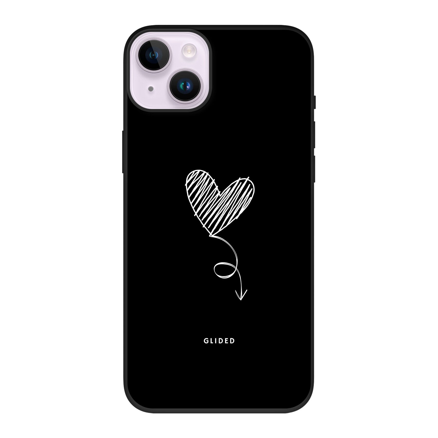 Dark Heart - iPhone 14 Plus Handyhülle Biologisch Abbaubar