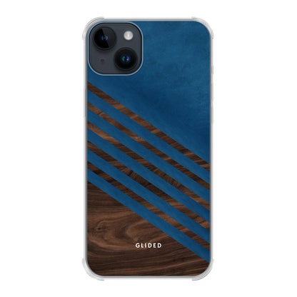 Blue Wood - iPhone 14 Plus Handyhülle Bumper case