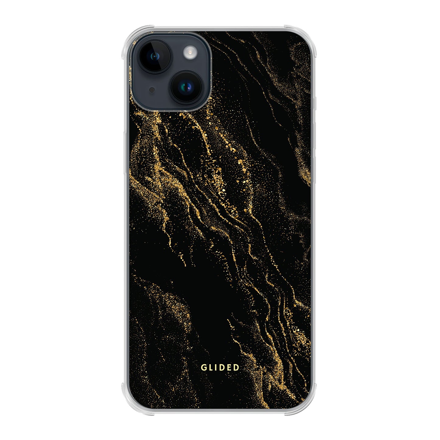 Black Marble - iPhone 14 Plus Handyhülle Bumper case